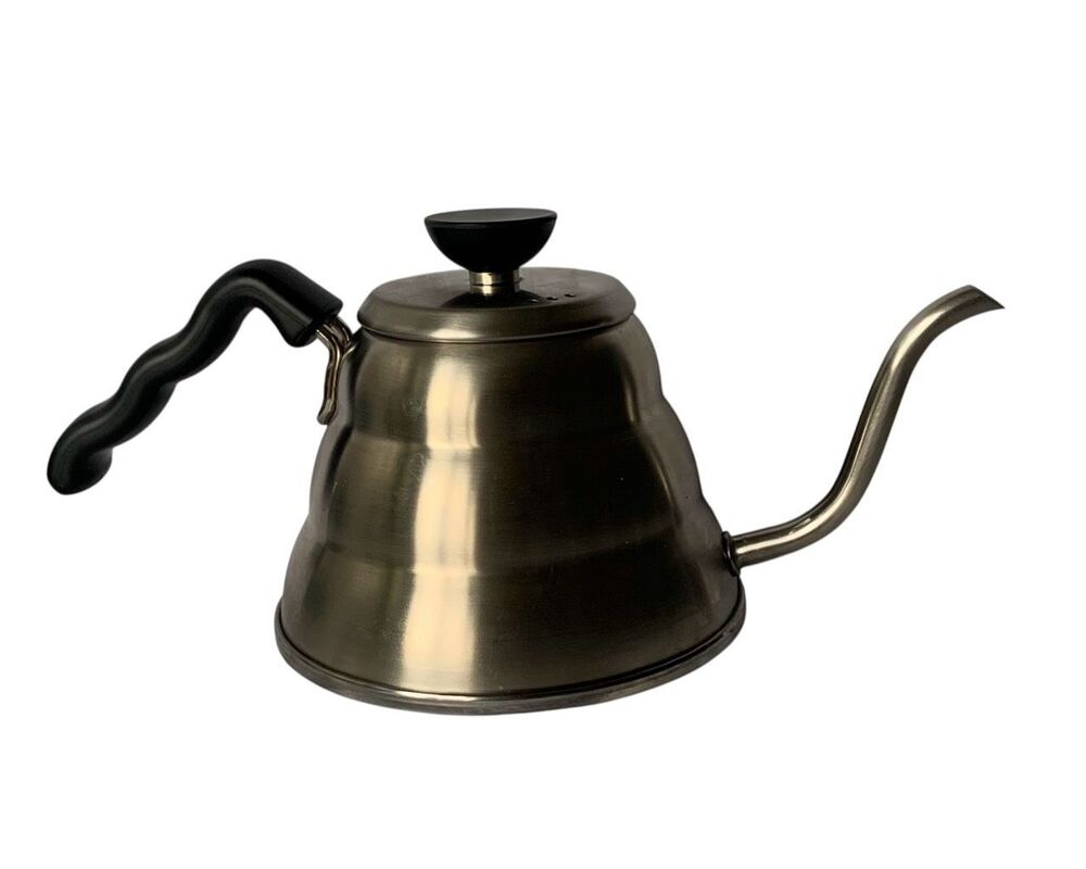Hario Stainless Steel BUONO Gooseneck Coffee Drip Kettle 1 L